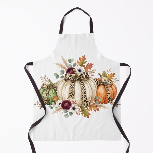Item preview, Watercolor Leopard Bow Pumpkin Arrangement designed and sold by favoprintaart.