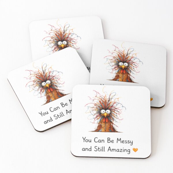 Item preview, You Can Be Messy And Still Amazing designed and sold by DailyDoodlesBySumbul.