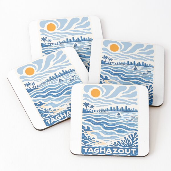 Item preview, Taghazout Morocco Vintage Beach Surf Retro Travel Poster Graphic designed and sold by DesignArtist.ia.