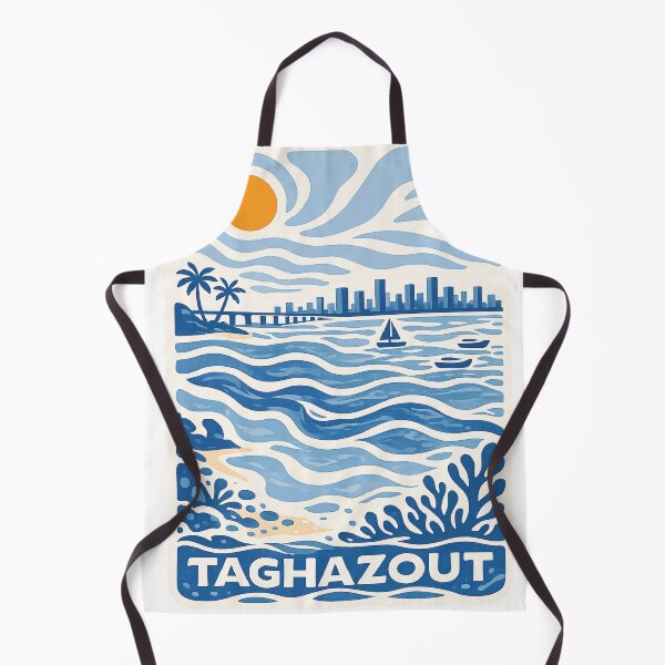 Item preview, Taghazout Morocco Vintage Beach Surf Retro Travel Poster Graphic designed and sold by DesignArtist.ia.