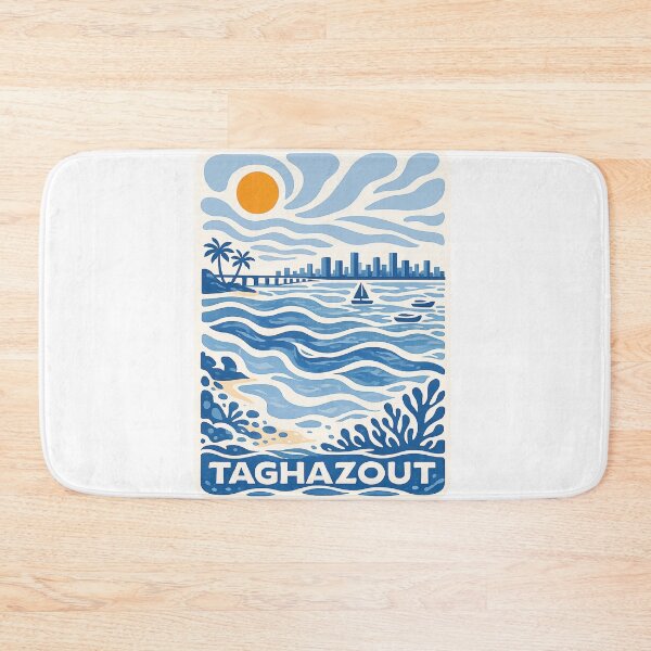Item preview, Taghazout Morocco Vintage Beach Surf Retro Travel Poster Graphic designed and sold by DesignArtist.ia.