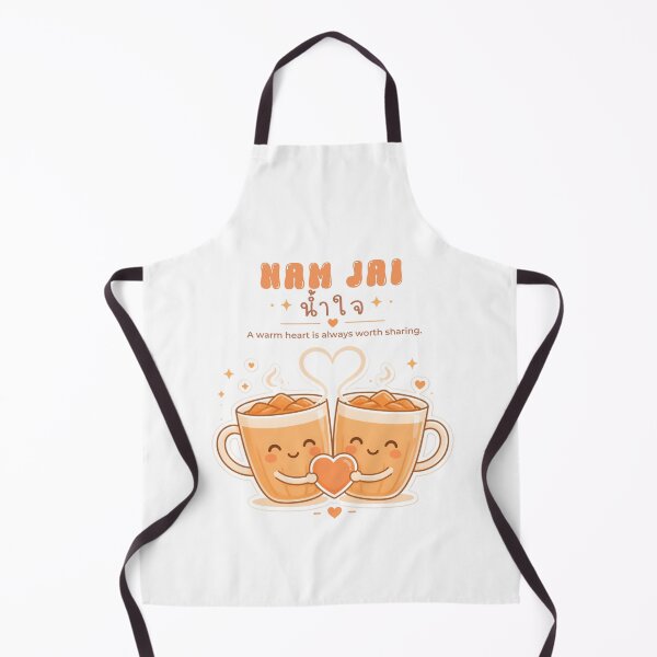Item preview, Nam Jai | Share a Cup of Kindness – Thai Tea Illustration Thai Design | Soft Thailand™ designed and sold by CosmicQuietStudio.