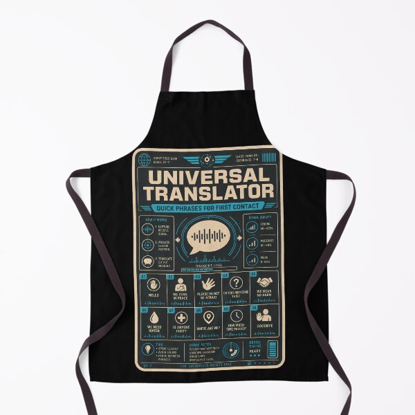 Item preview, Universal Translator Quick Reference Card designed and sold by agearb.