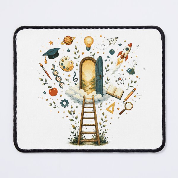 Item preview, Door to Knowledge T-Shirt & Sticker | Inspirational Learning Illustration | Teacher Gift designed and sold by Sunday.Supply.