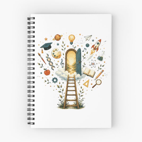 Item preview, Door to Knowledge T-Shirt & Sticker | Inspirational Learning Illustration | Teacher Gift designed and sold by Sunday.Supply.