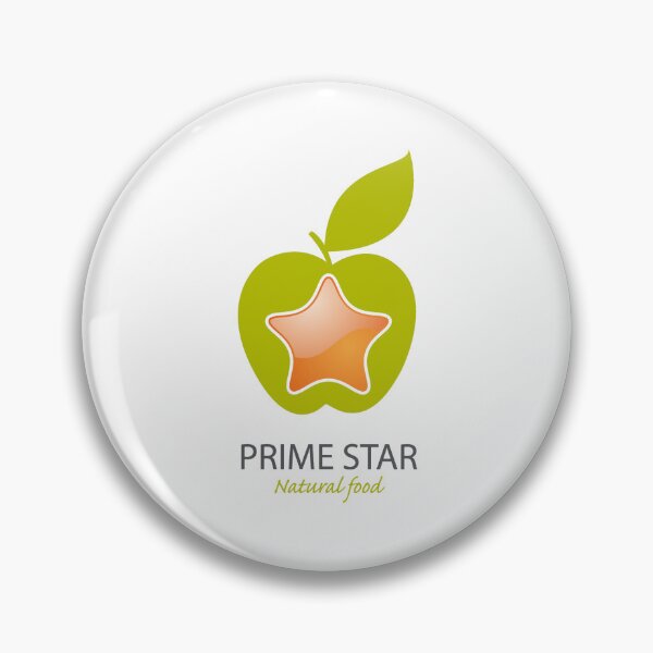 Item preview, Prime Star Natural Food Apple Logo designed and sold by Kaybmt.