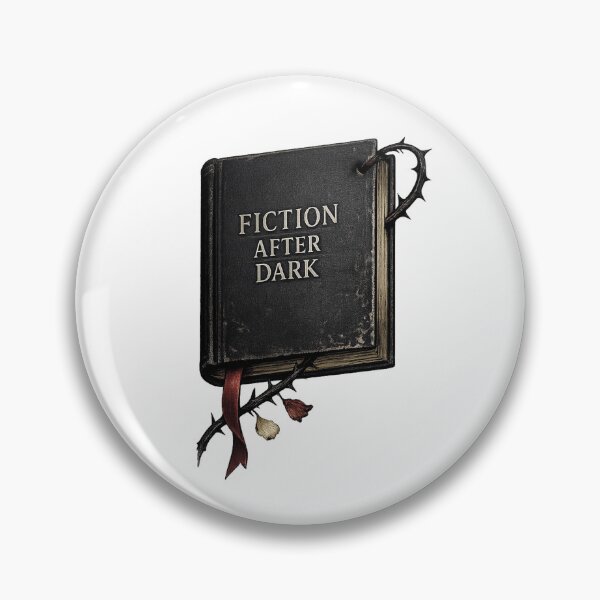 Item preview, Fiction After Dark – Dark Romantic Bookish Graphic designed and sold by Concrete Coffee Studio.