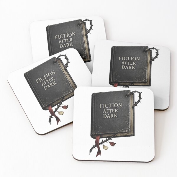 Item preview, Fiction After Dark – Dark Romantic Bookish Graphic designed and sold by Concrete Coffee Studio.
