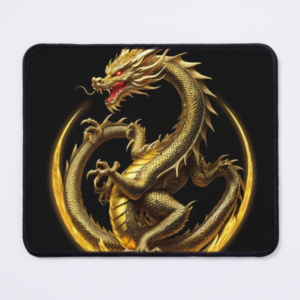 Item preview, Gold Dragon Serpentine Royal Art designed and sold by CrippiCrippi.