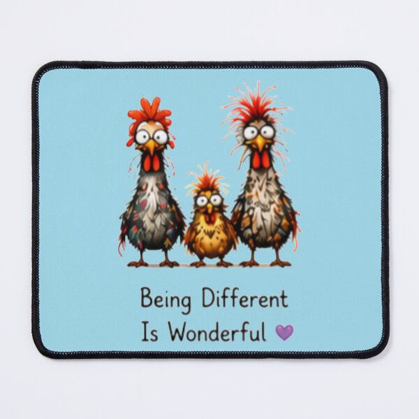 Item preview, Being Different Is Wonderful Cute Chickens designed and sold by DailyDoodlesBySumbul.