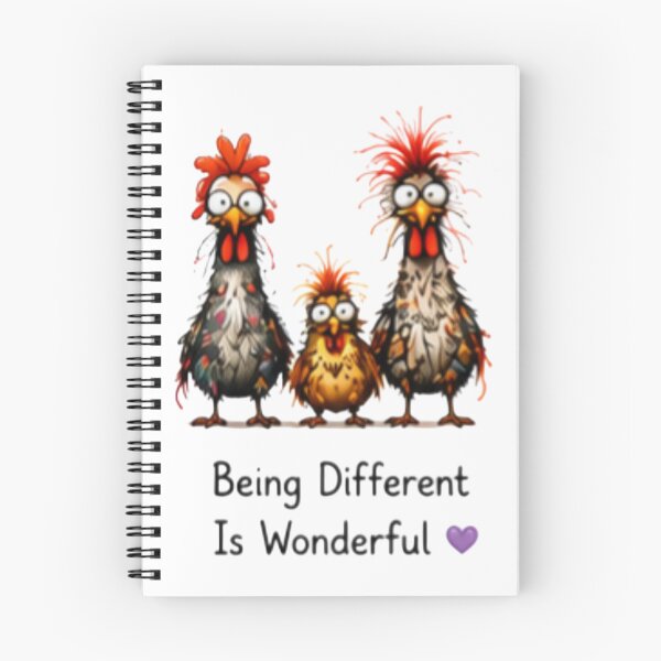 Item preview, Being Different Is Wonderful Cute Chickens designed and sold by DailyDoodlesBySumbul.