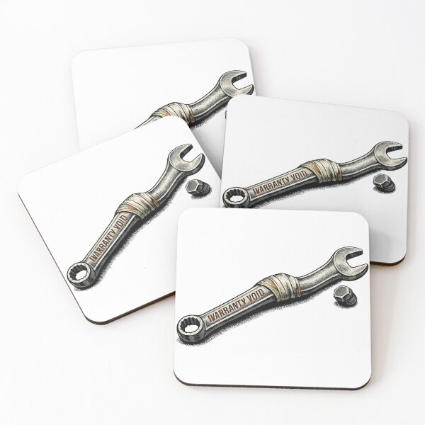 Item preview, Warranty Void Bent Wrench Mechanic Graphic designed and sold by Concrete Coffee Studio.