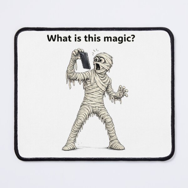 Item preview, Ancient Mummy Discovers Modern Technology designed and sold by Buli89.