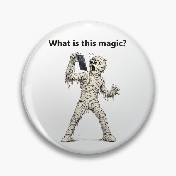 Item preview, Ancient Mummy Discovers Modern Technology designed and sold by Buli89.