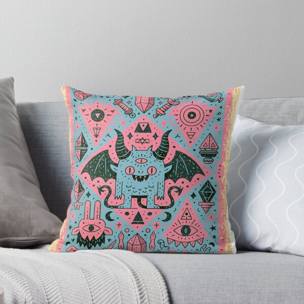 Item preview, Playful Occult Monster Esoteric Doodle Design designed and sold by Romgora.