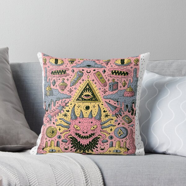 Item preview, Mystical All-Seeing Eye Psychedelic Monster Doodle designed and sold by Romgora.