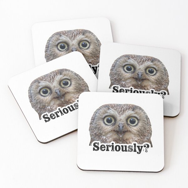 Item preview, Funny Seriously Owl Meme T-Shirt designed and sold by redblink store.