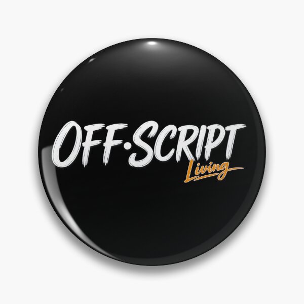 Item preview, Copy of Off Script Living Logo - White and Ochre  designed and sold by Woop Woop .
