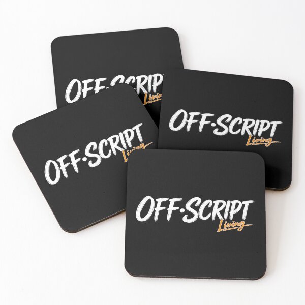 Item preview, Copy of Off Script Living Logo - White and Ochre  designed and sold by Woop Woop .