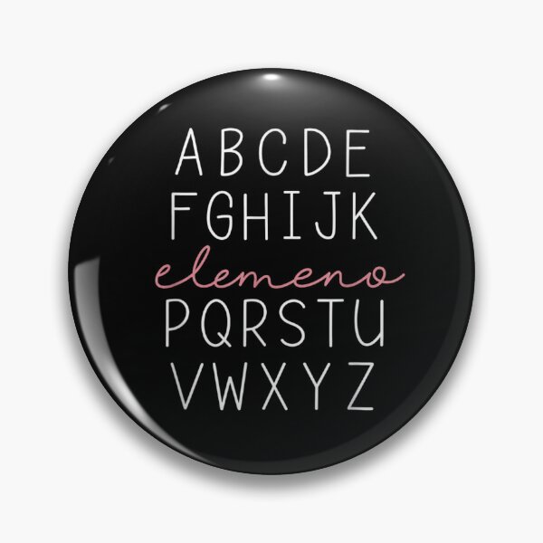 Item preview, Cute Alphabet Elemeno Pink Cursive Script Teacher Back To School Typography designed and sold by WilliaMaler.