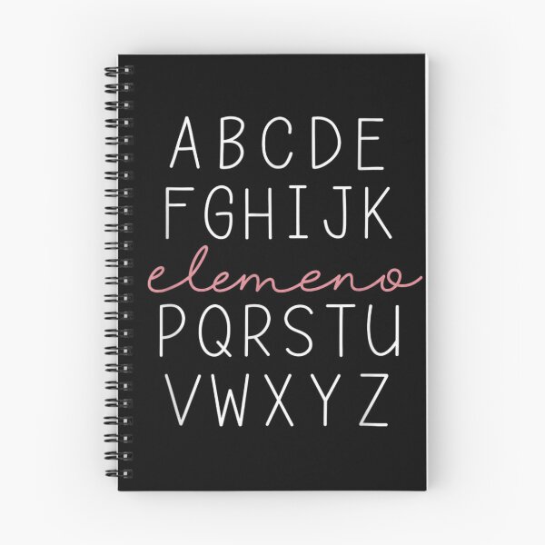 Item preview, Cute Alphabet Elemeno Pink Cursive Script Teacher Back To School Typography designed and sold by WilliaMaler.