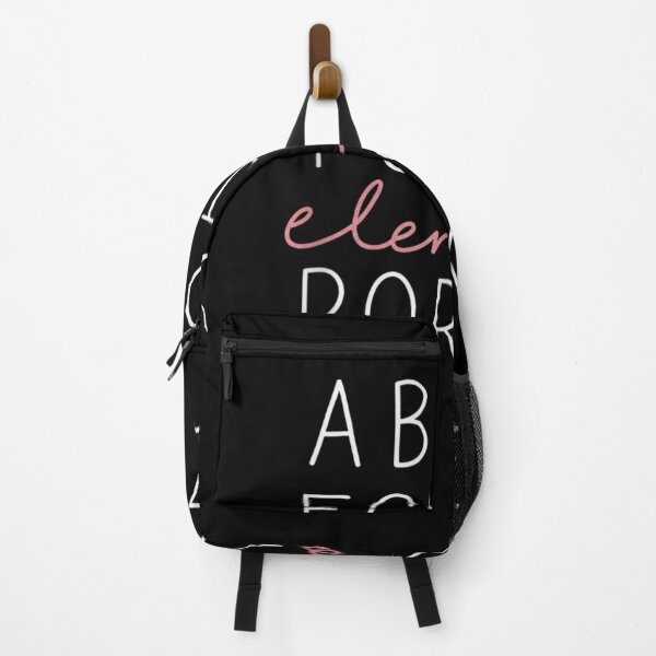 Item preview, Cute Alphabet Elemeno Pink Cursive Script Teacher Back To School Typography designed and sold by WilliaMaler.