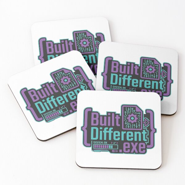 Item preview, Built Different.exe Funny Developer Gift Programmer Identity Tech Design designed and sold by Ixnor.
