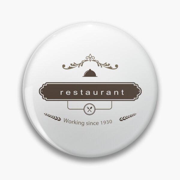 Item preview, Vintage Restaurant Fine Dining Badge designed and sold by Kaybmt.