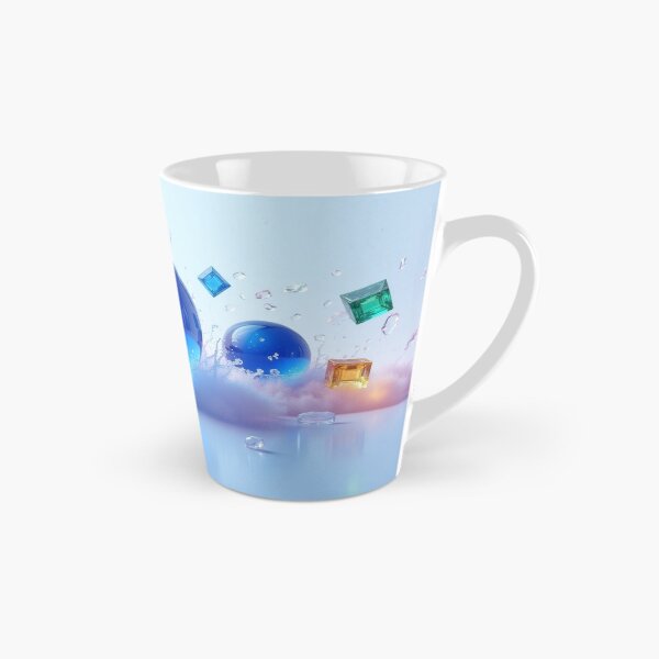 Item preview, Blue Glass Spheres with Floating Colorful Crystal Cubes. designed and sold by fbtrisha.