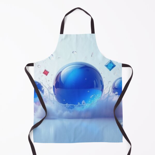 Item preview, Blue Glass Spheres with Floating Colorful Crystal Cubes. designed and sold by fbtrisha.