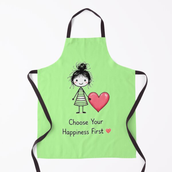 Item preview, Choose Your Happiness First Cute Girl designed and sold by DailyDoodlesBySumbul.