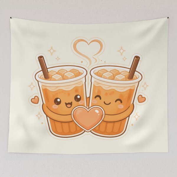 Item preview, Share a Cup of Kindness – Thai Tea Illustration Thai Design designed and sold by CosmicQuietStudio.