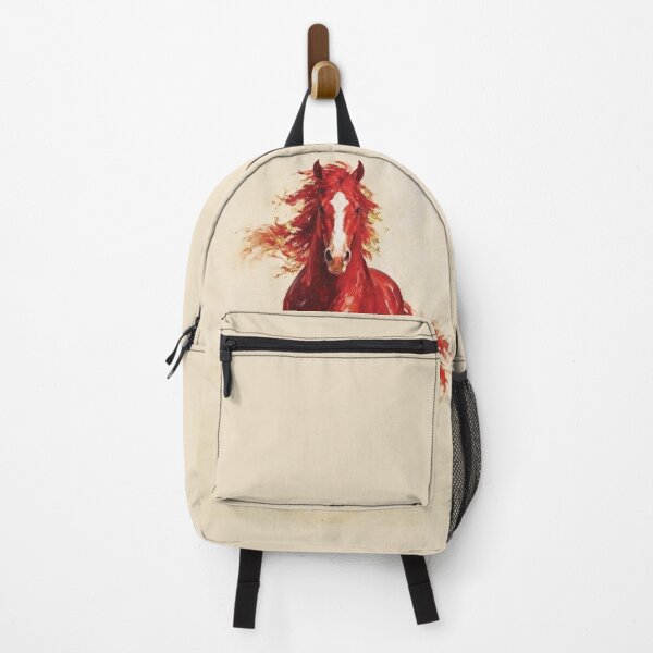 Item preview, Elegant Galloping Horses - Red horse 1 designed and sold by Lucia Amaris Art.