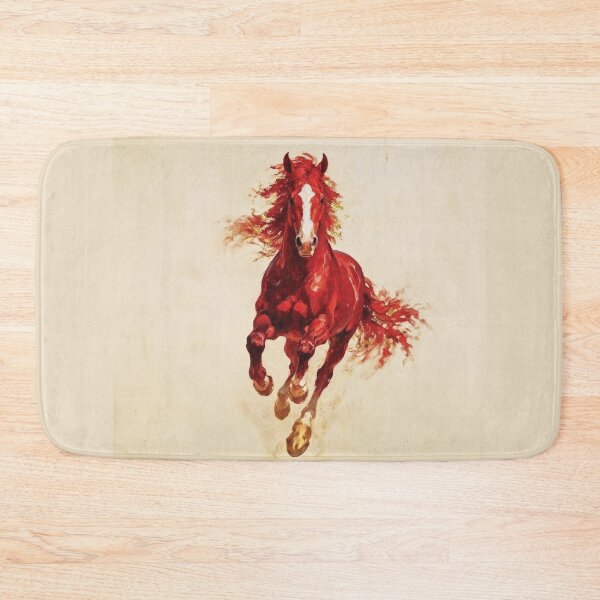 Item preview, Elegant Galloping Horses - Red horse 1 designed and sold by Lucia Amaris Art.