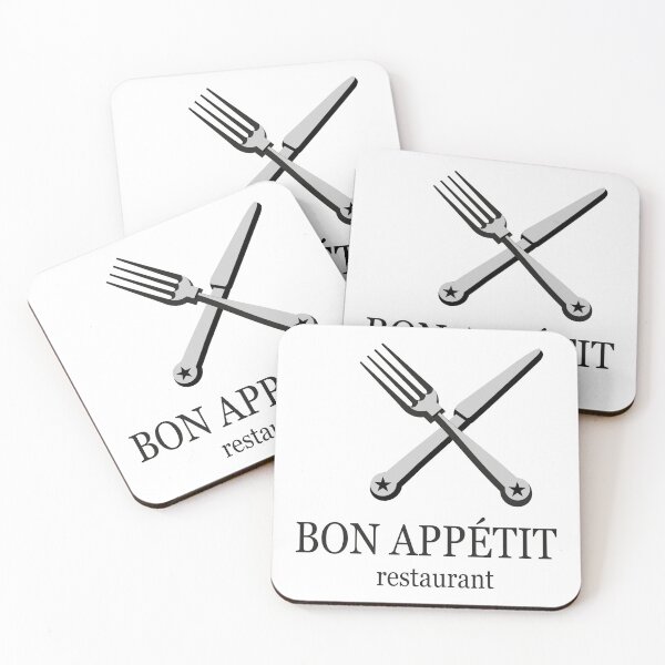 Item preview, Bon Appetit Crossed Fork and Knife Logo designed and sold by Kaybmt.