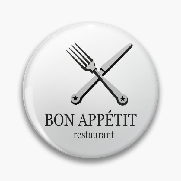 Item preview, Bon Appetit Crossed Fork and Knife Logo designed and sold by Kaybmt.