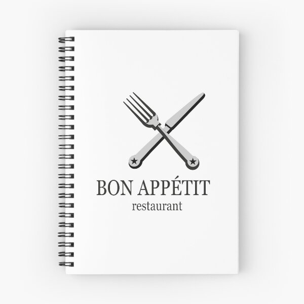 Item preview, Bon Appetit Crossed Fork and Knife Logo designed and sold by Kaybmt.