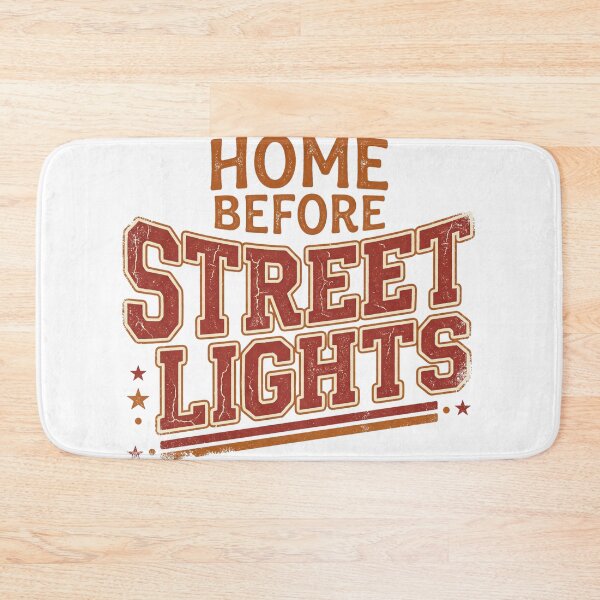 Item preview, Home Before Street Lights Retro designed and sold by favoprintaart.