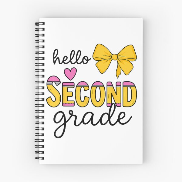 Item preview, Cute Hello Second Grade Back To School Yellow Bow Teacher Student designed and sold by WilliaMaler.