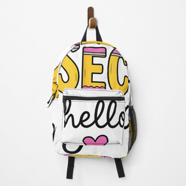 Item preview, Cute Hello Second Grade Back To School Yellow Bow Teacher Student designed and sold by WilliaMaler.