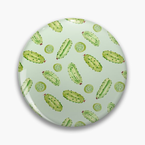 Item preview, Tossed Watercolor Pickles on Light Green Background designed and sold by JasmineGDesigns.