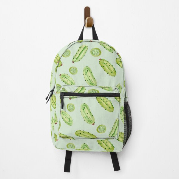 Item preview, Tossed Watercolor Pickles on Light Green Background designed and sold by JasmineGDesigns.