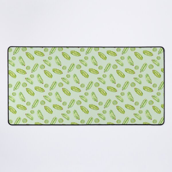 Item preview, Tossed Watercolor Pickles on Light Green Background designed and sold by JasmineGDesigns.