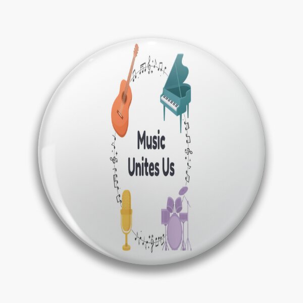 Item preview, Music Unites Us – Instruments Unity Design designed and sold by Midnight Veil Designs.
