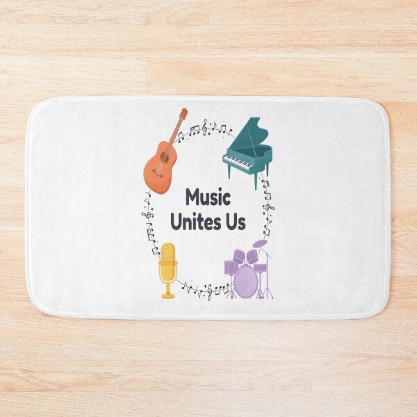 Item preview, Music Unites Us – Instruments Unity Design designed and sold by Midnight Veil Designs.
