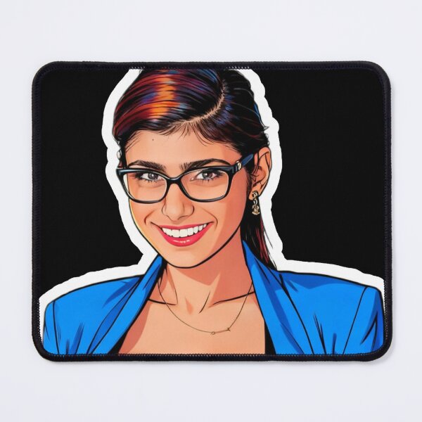 Item preview, Mia Khalifa Face Pornstar Illustrated designed and sold by Bubble-Bay Shop.