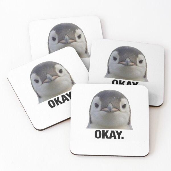 Item preview, Funny Okay Penguin Meme T-Shirt  designed and sold by redblink store.
