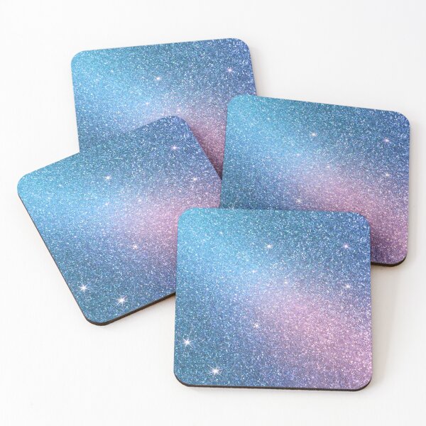 Item preview, Turquoise Purple Glitter Ombre Sparkle Art designed and sold by FrostyFrisby.