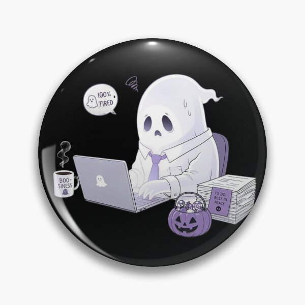 Item preview, Spooky OT Ghost: Funny Halloween Office Humor & Corporate Meme designed and sold by Cherie-verse.