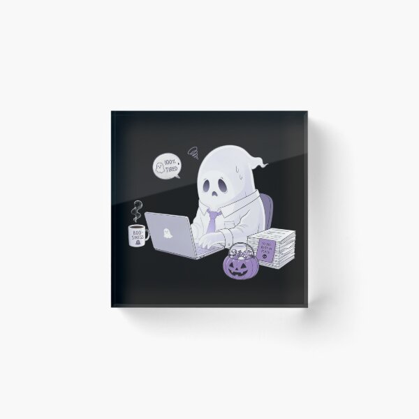 Item preview, Spooky OT Ghost: Funny Halloween Office Humor & Corporate Meme designed and sold by Cherie-verse.